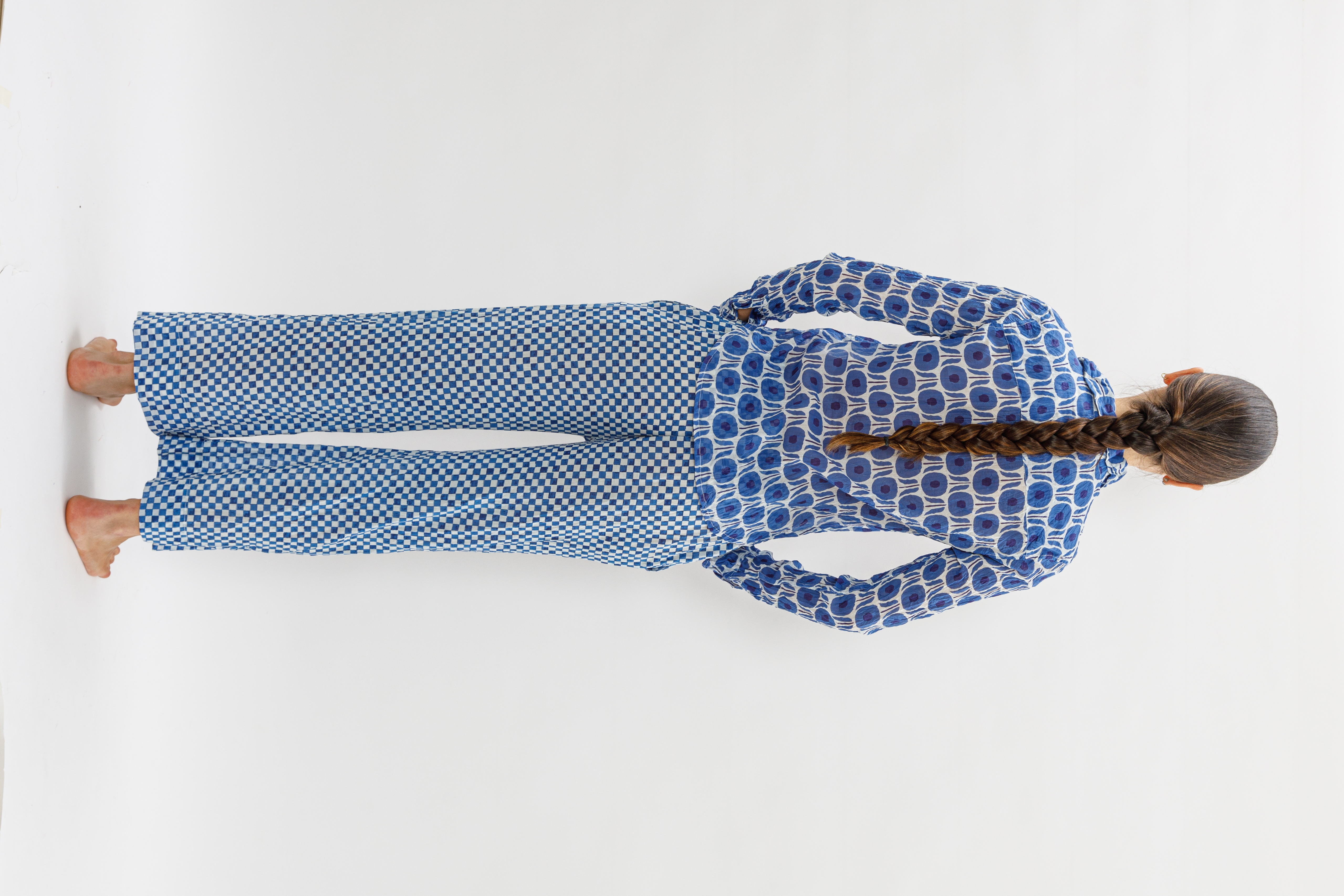 Zu Shirt Sunflower Blue detail